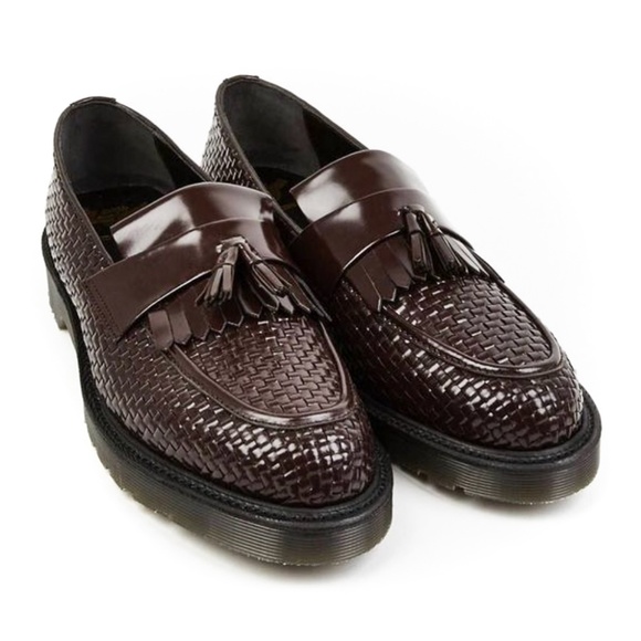 Dr. Martens Godfrey Tassle Loafer Made in England Size 11 US Oxblood - Picture 1 of 9